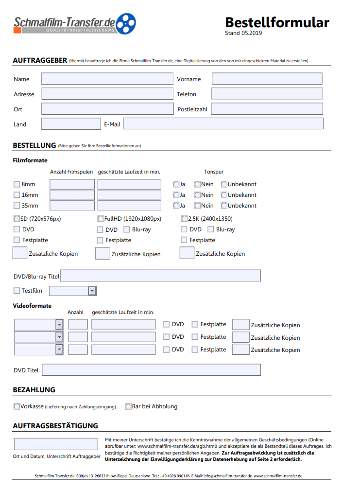 Bestellformular (pdf)